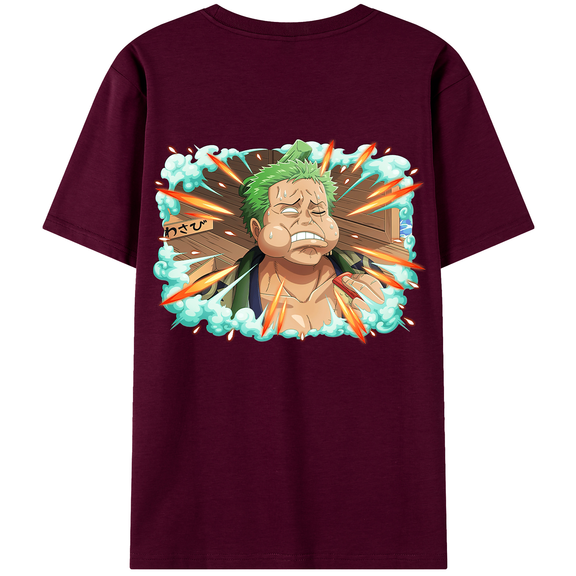 ワンピース ロロノア・ゾロ ONE PIECE Roronoa Zoro レディース半袖Tシャツ(バックプリント)
